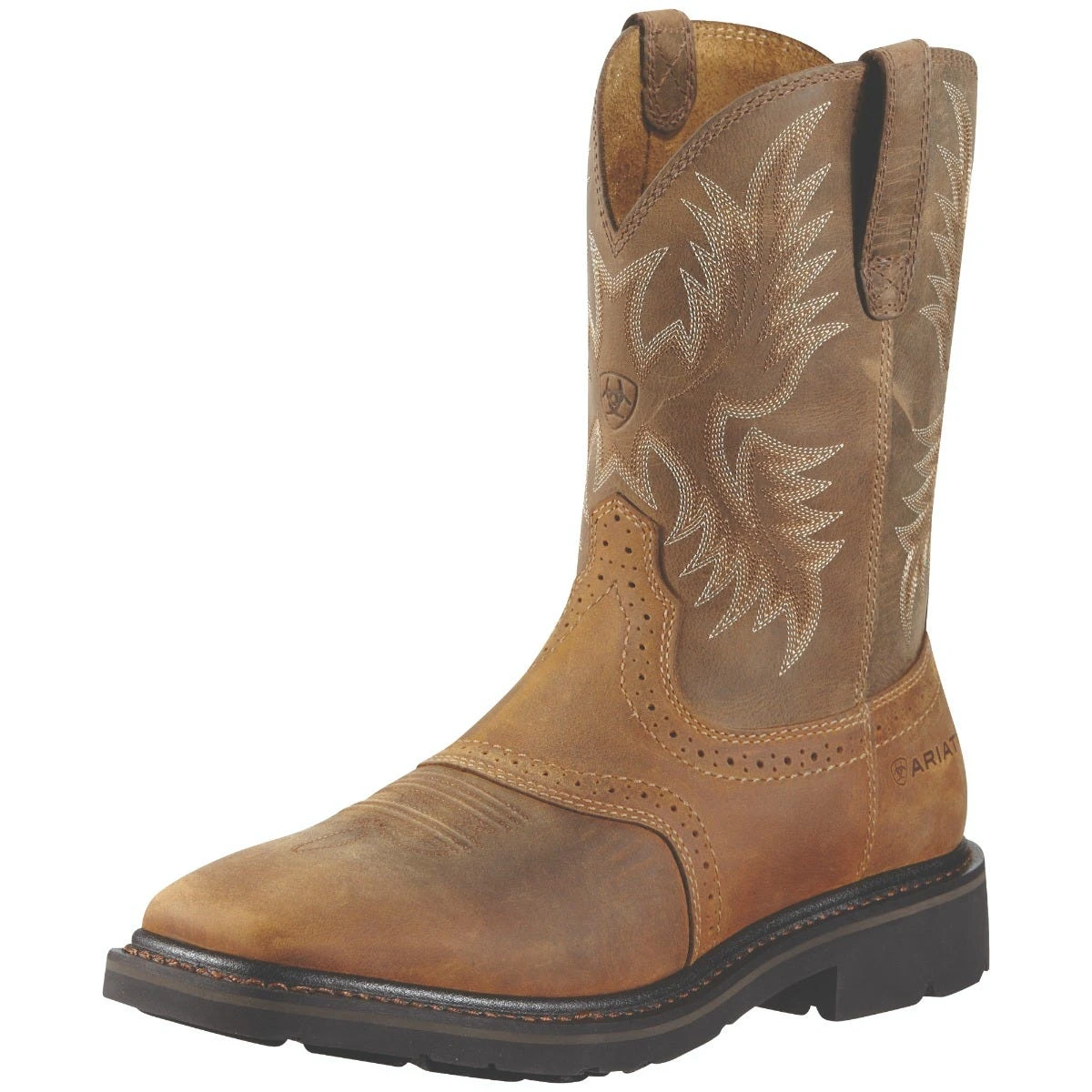 Ariat Boots: Men's Brown 10010134 Steel Toe Heat-Resistant EH Cowboy Boots 7 Ariat Boots: Men's Brown 10010134 Steel Toe Heat-Resistant EH Cowboy Boots - Image 5