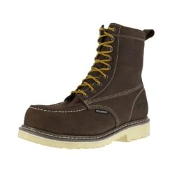 Iron Age Boots: Men's IA5082 BRN Brown 8" Wedge Work Boot, Comp Toe -Georgia Boot Store 2