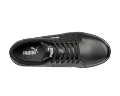 Puma Safety: Men's 640005 Black Composite-Fiberglass Toe Iconic Low Work Shoe -Georgia Boot Store 640005 iconic black low top web