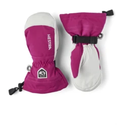 Hestra Army Leather Heli Junior Ski Mittens -Georgia Boot Store HES30561 930