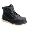 Avenger Boots: Men's A7508 Black Carbon Toe 6" Waterproof EH Wedge Moc Toe Work Boot