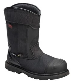 Georgia Boot Store 28 Avenger Boots: Men's A7801 Black Carbon Toe EH PR WP Wellington Boot