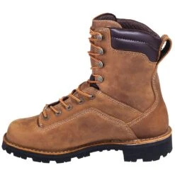 Danner Boots: Men's 17315 EH Brown Waterproof USA-Made Quarry Boots -Georgia Boot Store banner 17315 i 01