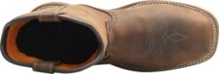 Carolina Boots: Men’s CA8536 Brown Anchor 10” Waterproof Composite Square Toe Roper -Georgia Boot Store ca8536 500xauto top