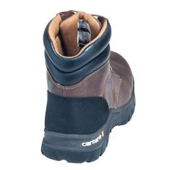 Georgia Boot Store 51 Carhartt Boots: Men's Brown CMF6066 Slip Resistant Leather Work Flex EH Boots