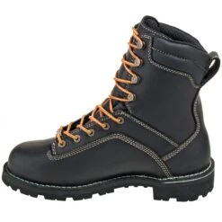 Danner Boots: Men's 17311 Black American-Made EH Waterproof Alloy Toe Boots -Georgia Boot Store danner 17311 i 01