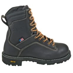 Danner Boots: Men's 17311 Black American-Made EH Waterproof Alloy Toe Boots -Georgia Boot Store danner 17311 o 01