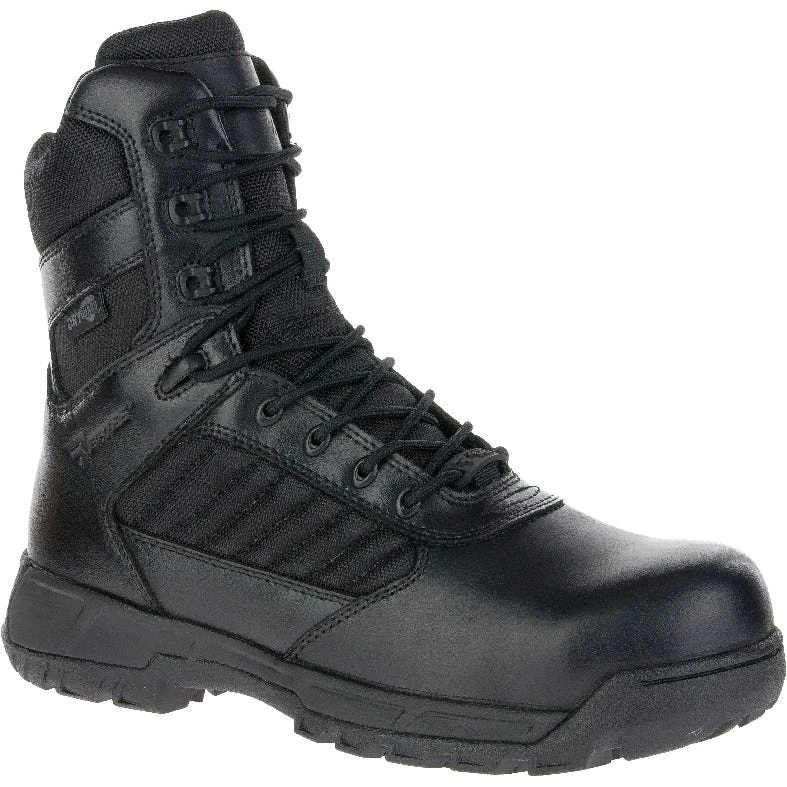 Bates Boots: Men's E03186 Black Composite Toe Tactical Sport 2 Tall Side Zip Dryguard EH Boot 4 Bates Boots: Men's E03186 Black Composite Toe Tactical Sport 2 Tall Side Zip Dryguard EH Boot - Image 2