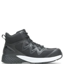 Bates Boots: Men's E09100 Black Composite Toe Rush Mid Work Boot -Georgia Boot Store e09100