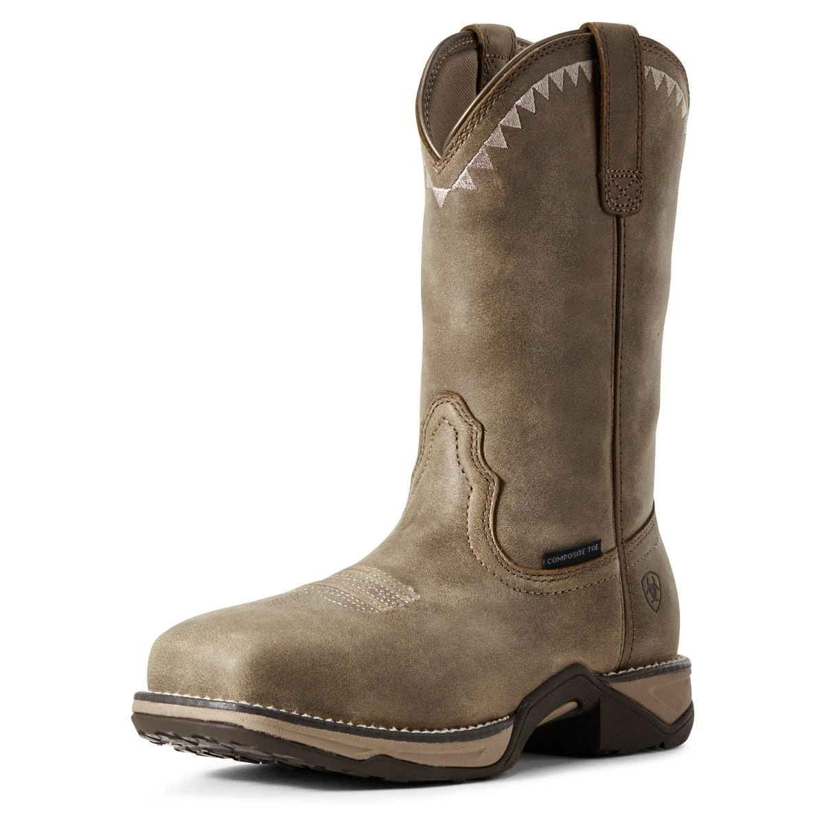 Ariat Boots: Women's 10029498 Brown Bomber Anthem Deco Composite Toe Work Boot 7 Ariat Boots: Women's 10029498 Brown Bomber Anthem Deco Composite Toe Work Boot - Image 5