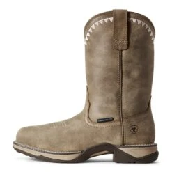 Ariat Boots: Women's 10029498 Brown Bomber Anthem Deco Composite Toe Work Boot 9 Ariat Boots: Women's 10029498 Brown Bomber Anthem Deco Composite Toe Work Boot -Georgia Boot Store f19 wms west couto 10029498 side