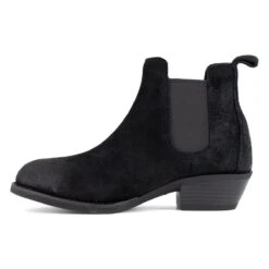 Frye Supply Boots: Women's FR40501F Black Steel Toe Safety-Crafted Chelsea Work Boot -Georgia Boot Store frye fr40501f chelsea 04