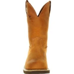 Georgia Boots: Men's Brown G5814 Farm & Ranch Wellington Boots -Georgia Boot Store g5814 3 large