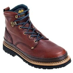 Georgia Boots: Men's Brown G6274 Georgia Giant 6 Inch Work Boots -Georgia Boot Store g6274 georgiap 01