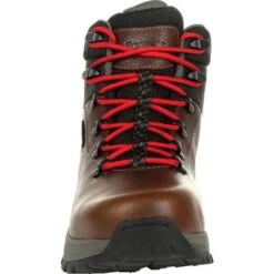 Georgia Boots: Men's GB00397 Brown Black Eagel Trail Waterproof Alloy Toe Hiker Work Boot -Georgia Boot Store gb00397 3 large