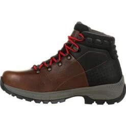 Georgia Boots: Men's GB00397 Brown Black Eagel Trail Waterproof Alloy Toe Hiker Work Boot -Georgia Boot Store gb00397 5 large