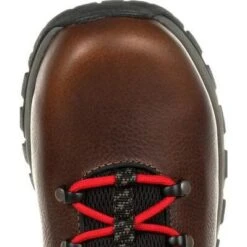 Georgia Boots: Men's GB00397 Brown Black Eagel Trail Waterproof Alloy Toe Hiker Work Boot -Georgia Boot Store gb00397 6 large