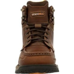 Georgia Boots: Men's GB00468 Brown Athens 360 Steel Toe Waterproof Work Boot -Georgia Boot Store gb00468 3 large