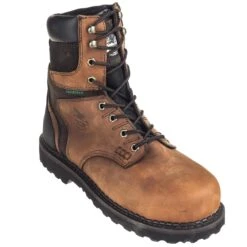 Georgia Boots: Waterproof Steel Toe EH G9334 Men's Dark Brown Brookville Work Boots 11 Georgia Boots: Waterproof Steel Toe EH G9334 Men's Dark Brown Brookville Work Boots -Georgia Boot Store georgia g9334 p 01