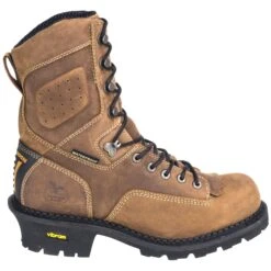 Georgia Boots: Brown Composite Toe Waterproof 9-Inch Comfort Core Men's GB00097 Logger Boots 12 Georgia Boots: Brown Composite Toe Waterproof 9-Inch Comfort Core Men's GB00097 Logger Boots -Georgia Boot Store georgia gb00096 o 01 1