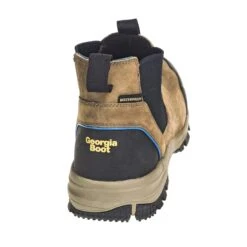 Georgia Boots: Waterproof Non-Metallic Men's GB00106 Brown Blue Collar Chelsea Romeo Boots -Georgia Boot Store georgia gb00106 b 01
