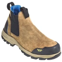 Georgia Boots: Waterproof Non-Metallic Men's GB00106 Brown Blue Collar Chelsea Romeo Boots -Georgia Boot Store georgia gb00106 p 01