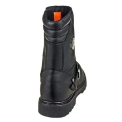 Harley Davidson Boots: Men's Black 95194 Booker Side Zip Boots -Georgia Boot Store harley davidson d95194 t 01 2