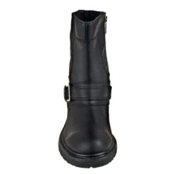Harley Davidson Boots: Men's Black 95194 Booker Side Zip Boots -Georgia Boot Store harley davidson d95194 t 01 3