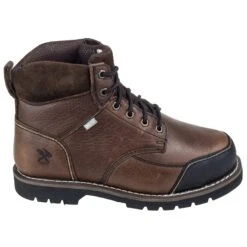 Iron Age Boots: Men's Brown IA0163 Steel Toe Internal Met Guard Work Boots -Georgia Boot Store ia0163 2
