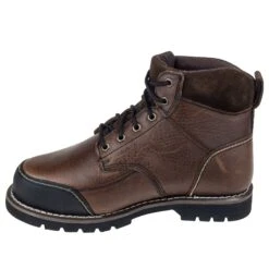 Iron Age Boots: Men's Brown IA0163 Steel Toe Internal Met Guard Work Boots -Georgia Boot Store ia0163 4