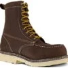 Iron Age Boots: Men's IA5082 BRN Brown 8" Wedge Work Boot, Comp Toe -Georgia Boot Store ia5082 expand