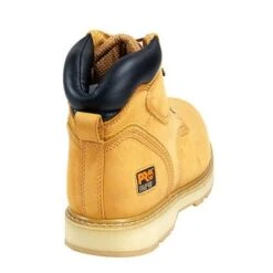 Timberland PRO Boots: Men's Pit Boss 33031 Wheat Nubuck 6" Steel Toe Work Boots -Georgia Boot Store image 64613