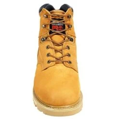 Timberland PRO Boots: Men's Pit Boss 33031 Wheat Nubuck 6" Steel Toe Work Boots -Georgia Boot Store image 64617
