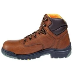 Timberland PRO Boots: Men's Brown 26063 TiTAN Safety Toe EH 6" Work Boots -Georgia Boot Store image 73520