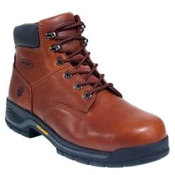 Wolverine Boots: Men's Brown 4906 Harrison Soft Toe Lace Up Work Boots -Georgia Boot Store image 76671