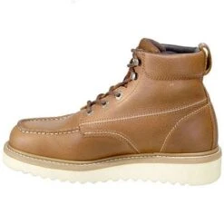 Wolverine Boots: Men's 8289 Steel Toe Wedge Sole Moc Toe Boots -Georgia Boot Store image 81637