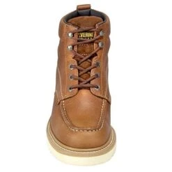 Wolverine Boots: Men's 8289 Steel Toe Wedge Sole Moc Toe Boots -Georgia Boot Store image 81639
