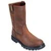 Caterpillar Boots: Men's Brown Revolver Slip-On 72191 Wellington Slip-Resistant Boots -Georgia Boot Store image 85166
