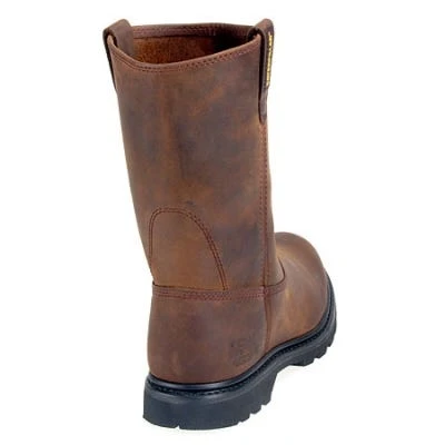 Caterpillar Boots: Men's Brown Revolver Slip-On 72191 Wellington Slip-Resistant Boots 5 Caterpillar Boots: Men's Brown Revolver Slip-On 72191 Wellington Slip-Resistant Boots - Image 3