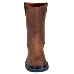 Caterpillar Boots: Men's Brown Revolver Slip-On 72191 Wellington Slip-Resistant Boots 15 Caterpillar Boots: Men's Brown Revolver Slip-On 72191 Wellington Slip-Resistant Boots -Georgia Boot Store image 85172
