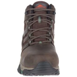 Merrell Boots: Men's J10627 Brown Moab Vertex Mid Composite Toe Waterproof Work Boot -Georgia Boot Store j10627 2