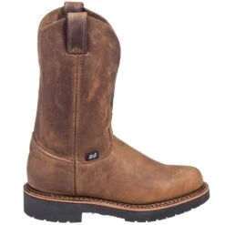 Justin Boots: Men's 4440 Gaucho Brown EH Wellington Boots -Georgia Boot Store justin 4440 o 01