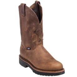 Justin Boots: Men's 4440 Gaucho Brown EH Wellington Boots -Georgia Boot Store justin 4440 p 01