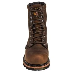 Justin Boots: Men's WK630 Brown Waterproof Composite Toe Met Guard Boots -Georgia Boot Store justin wk630 f 01 1