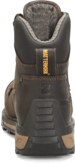 Matterhorn Boots: Men's MT2561 Brown Composite Toe Maximus 2.0 6" Waterproof Work Boot 12 Matterhorn Boots: Men's MT2561 Brown Composite Toe Maximus 2.0 6" Waterproof Work Boot -Georgia Boot Store mt2561 500xauto heel