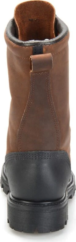 Matterhorn Boots: Men's MT910 Brown 10" Waterproof Steel Toe Internal Metguard Work Boot -Georgia Boot Store mt910 500xauto heel 1