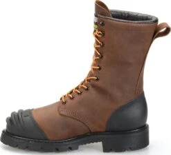 Matterhorn Boots: Men's MT910 Brown 10" Waterproof Steel Toe Internal Metguard Work Boot -Georgia Boot Store mt910 500xauto instep 1