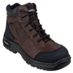 Reebok Boots: Men's Brown RB7755 Composite Toe Trainex Work Boots -Georgia Boot Store rb7755 1
