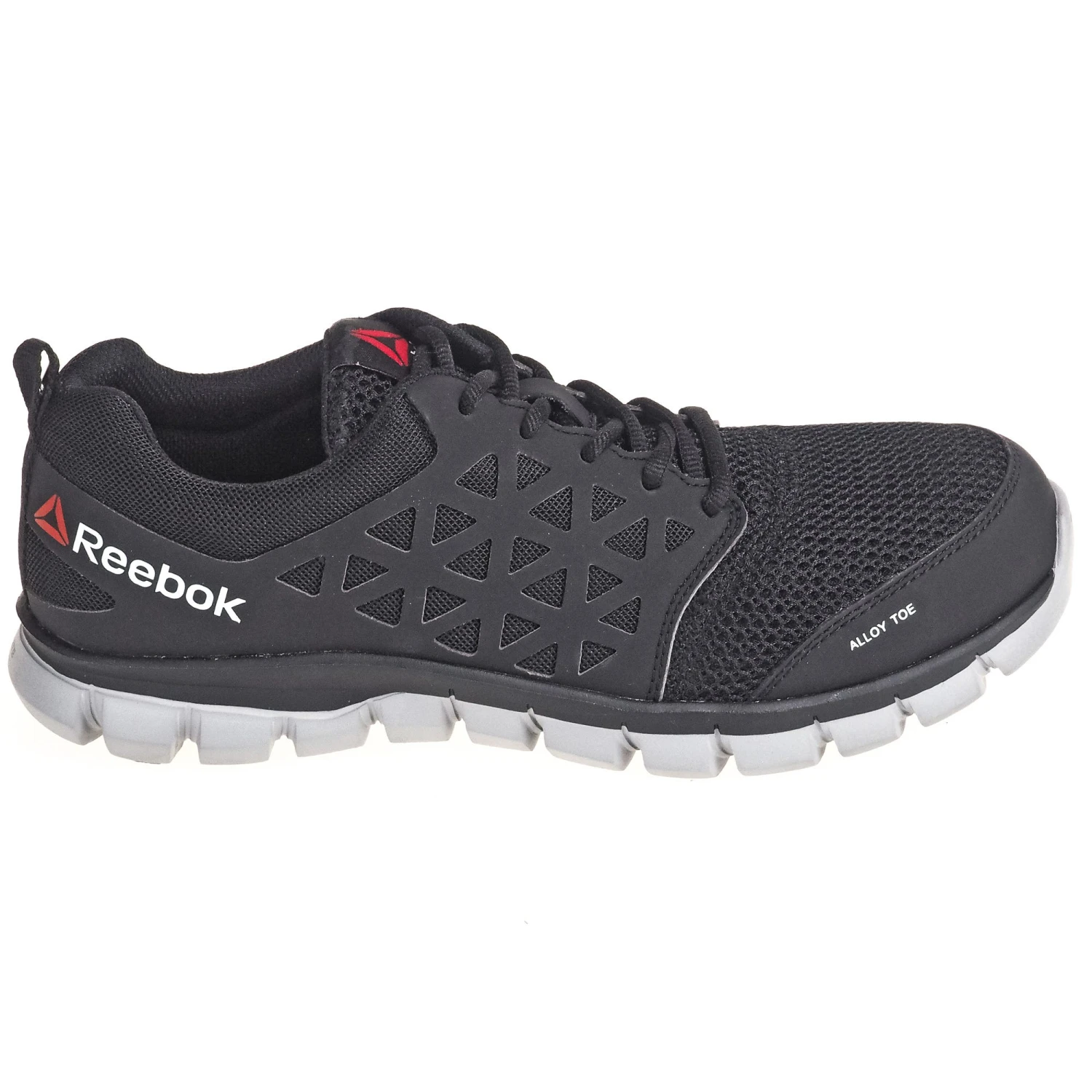 Reebok Shoes: Women's RB041 Black Alloy Toe EH Athletic Sublite Cushion Work Shoes 6 Reebok Shoes: Women's RB041 Black Alloy Toe EH Athletic Sublite Cushion Work Shoes - Image 4