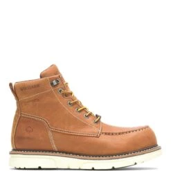 Wolverine Boots: Men's W200051 Tan Soft Toe I-90 Durashocks 6" Work Boot -Georgia Boot Store wbsm w201097 082720 f20 000edit 1